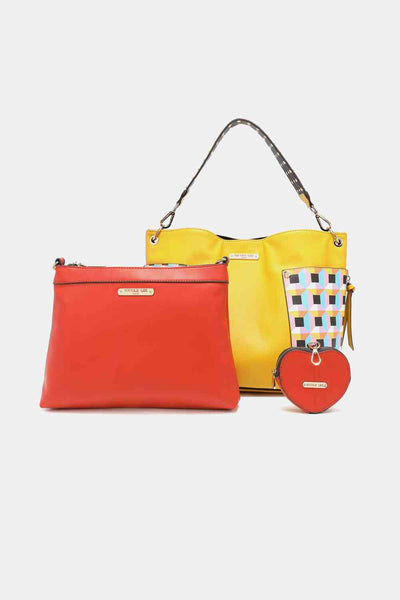 Nicole Lee USA Quihn 3-Piece Handbag Set for Stylish Fashion