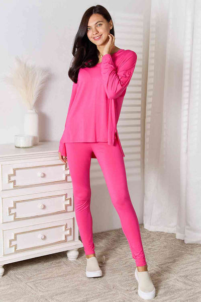 V-Neck Soft Rayon Lounge Set: Comfort & Style for All-Day Wear