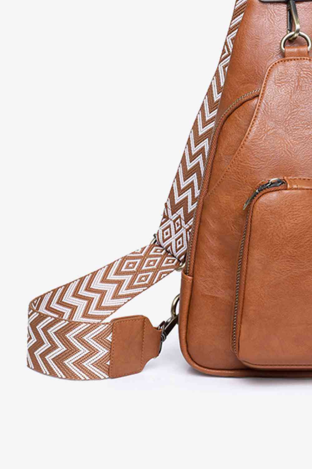 Compact & Versatile PU Leather Sling Bag for Stylish Adventures