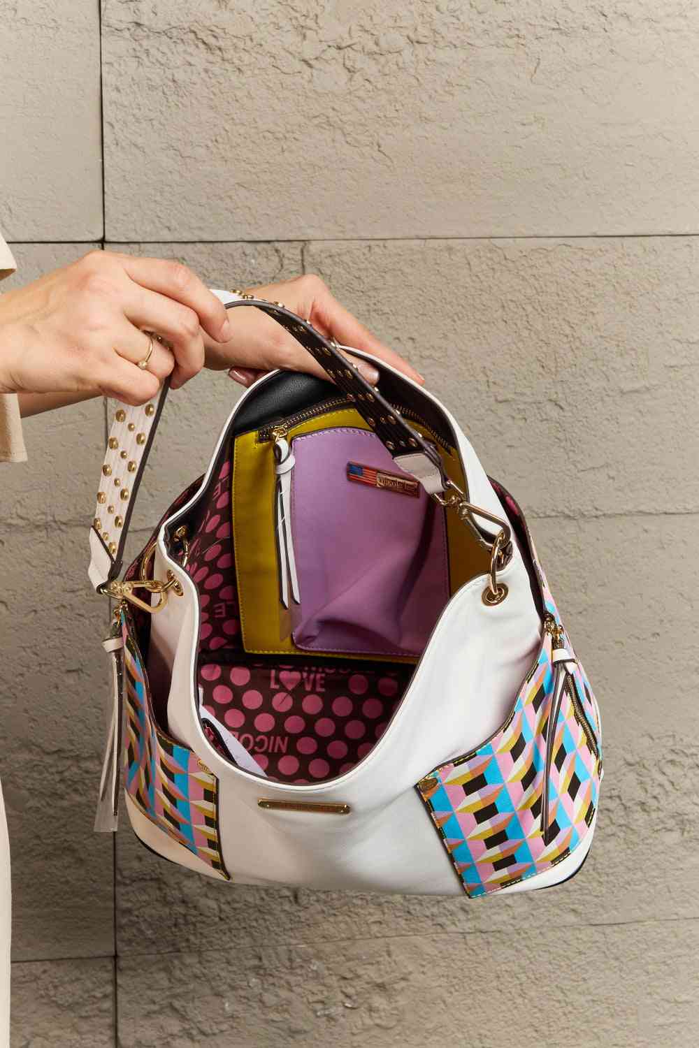 Nicole Lee USA Quihn 3-Piece Handbag Set for Stylish Fashion