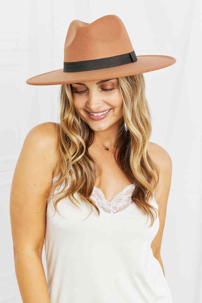 Fame Enjoy The Simple Things Fedora Hat for Stylish Women