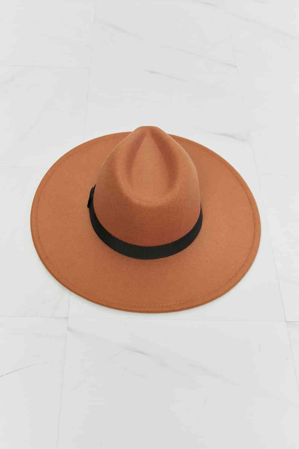 Fame Enjoy The Simple Things Fedora Hat for Stylish Women