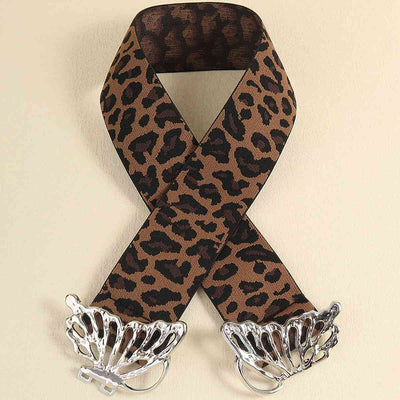 Chic Butterfly Elastic Belt with Durable Alloy Buckle