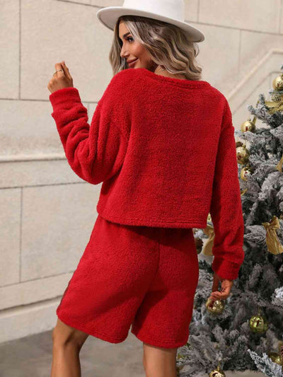 Teddy Sequin Two-Piece Set