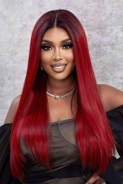 Stylish Lace Front Wig: 26" Synthetic, Natural Look, Comfortable Fit