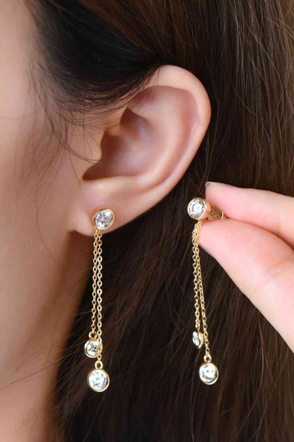 Luxury 2.6 Carat Moissanite Sterling Silver Earrings