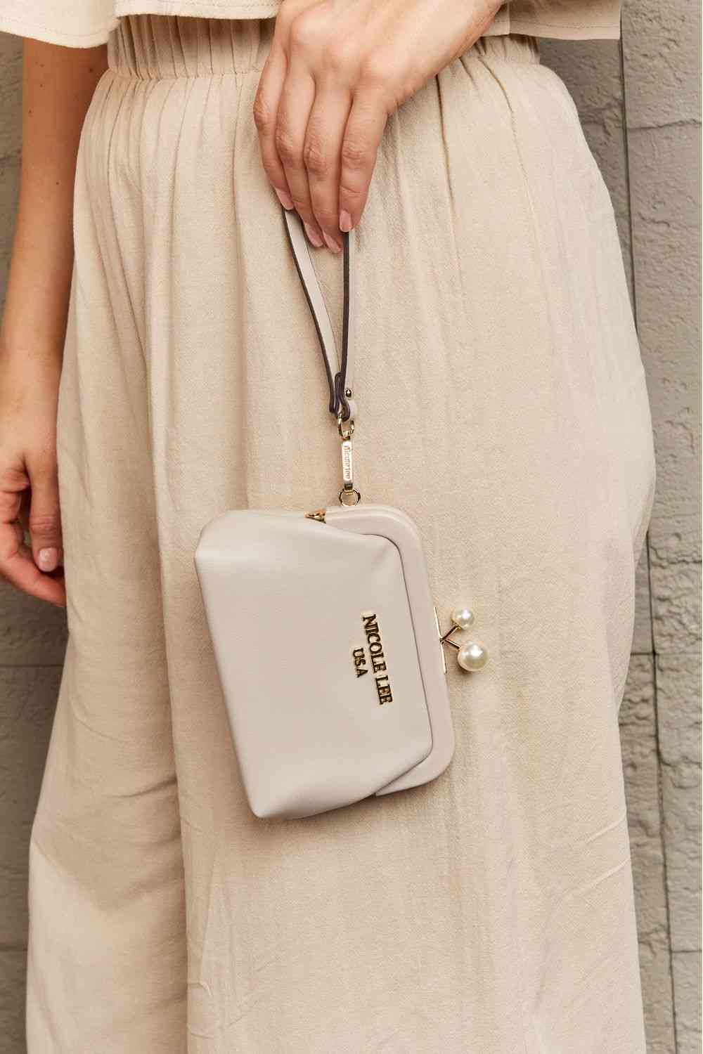 Nicole Lee USA Elise Pearl Coin Purse for Chic Style