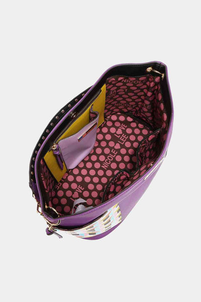 Nicole Lee USA Quihn 3-Piece Handbag Set for Stylish Fashion