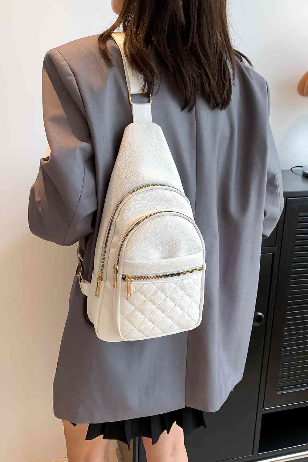 Stylish PU Leather Sling Bag for Every Occasion