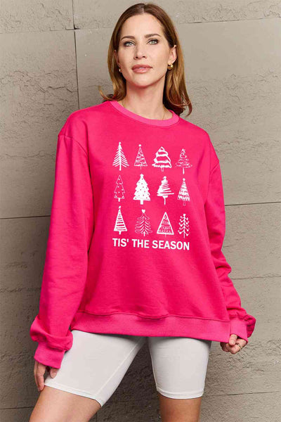 Simply Love Full Size Christmas Tree Graphic Sweatshirt
