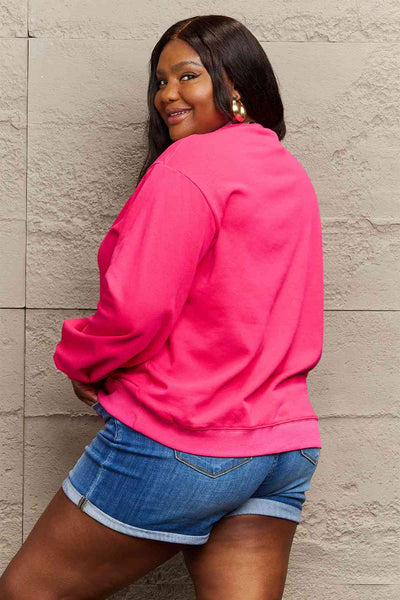 Simply Love Full Size PUMPKIN SEASON Graphic Sweatshirt