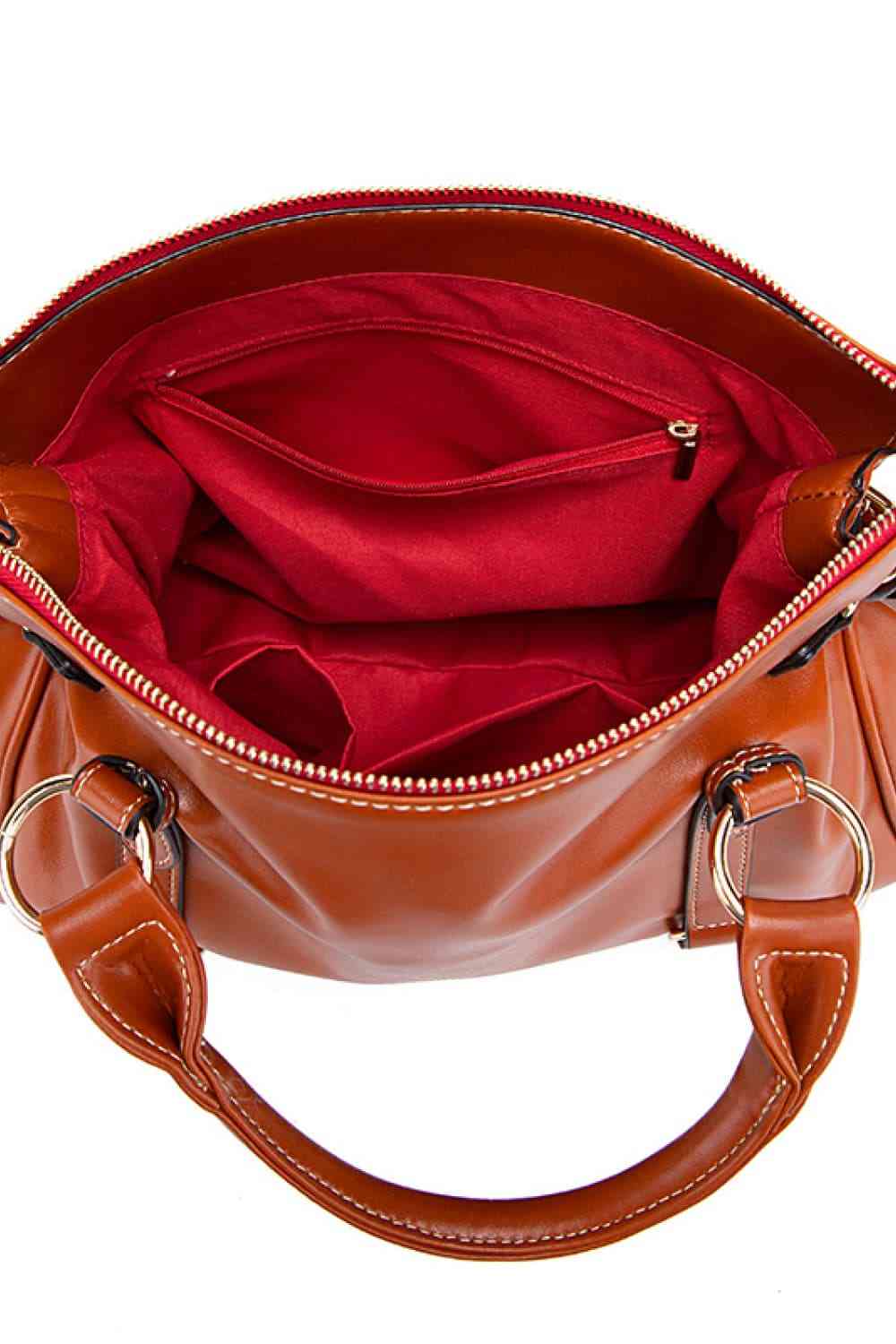 Elegant PU Leather Handbag with Tassels for Every Occasion