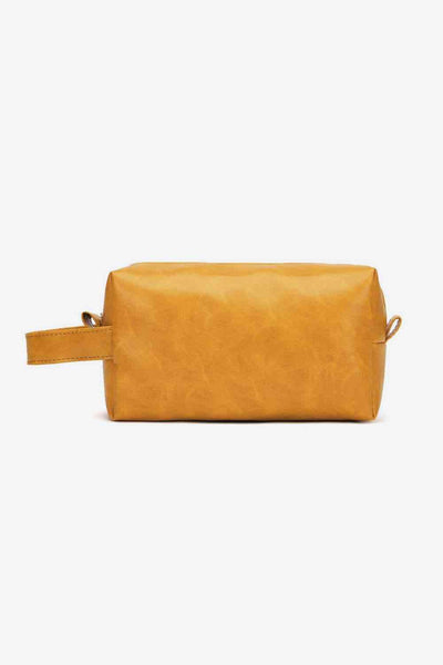 Chic PU Leather Makeup Bag for Elegant Beauty Storage