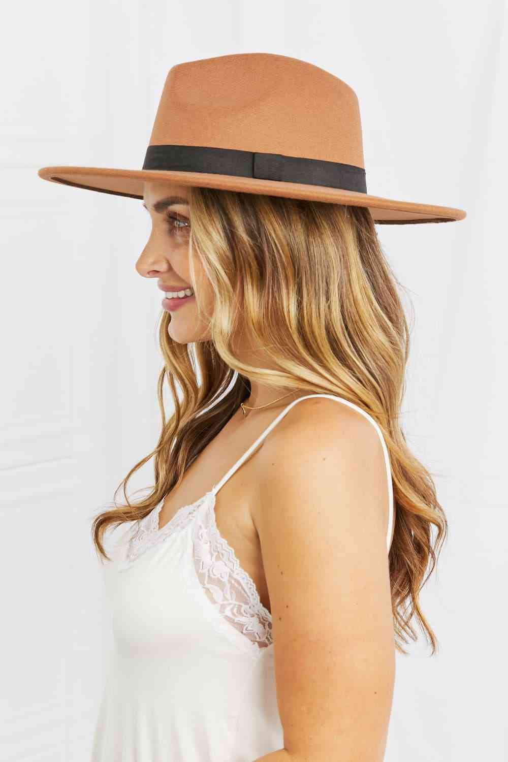 Fame Enjoy The Simple Things Fedora Hat for Stylish Women